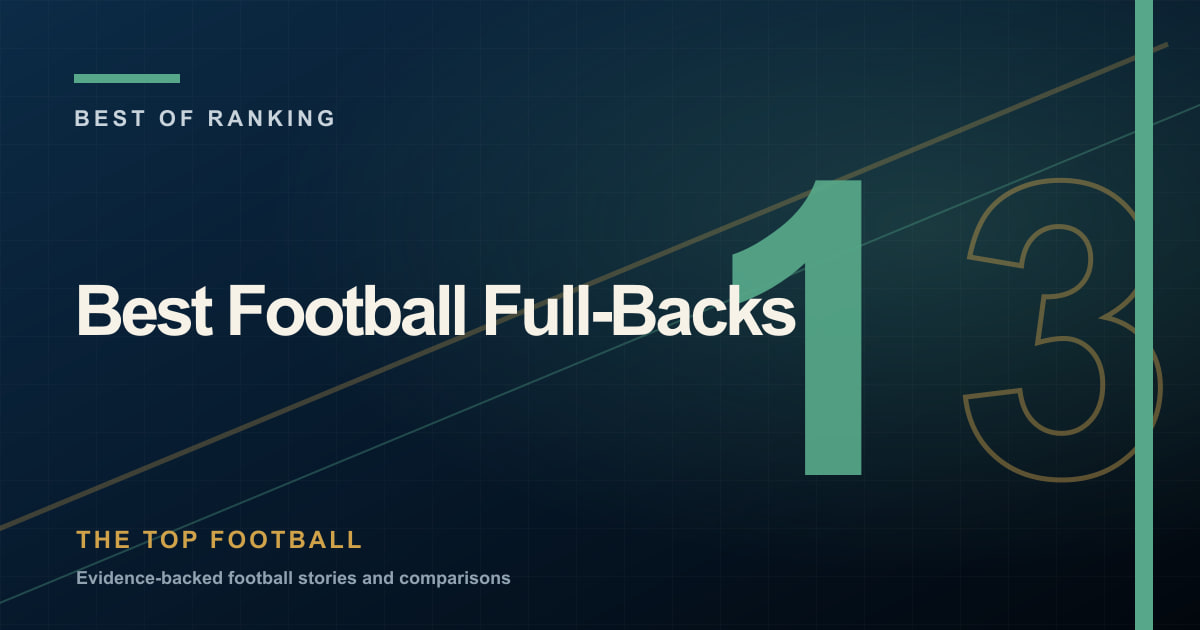Best Football Full-Backs of All Time editorial cover