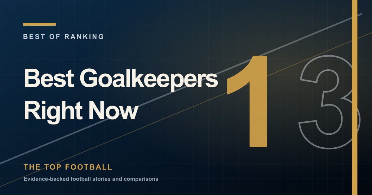 Best Goalkeepers in the World Right Now editorial cover