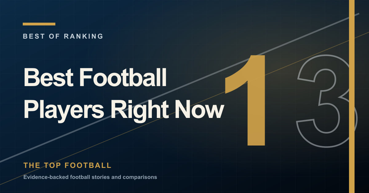 Best Football Players in the World Right Now editorial cover