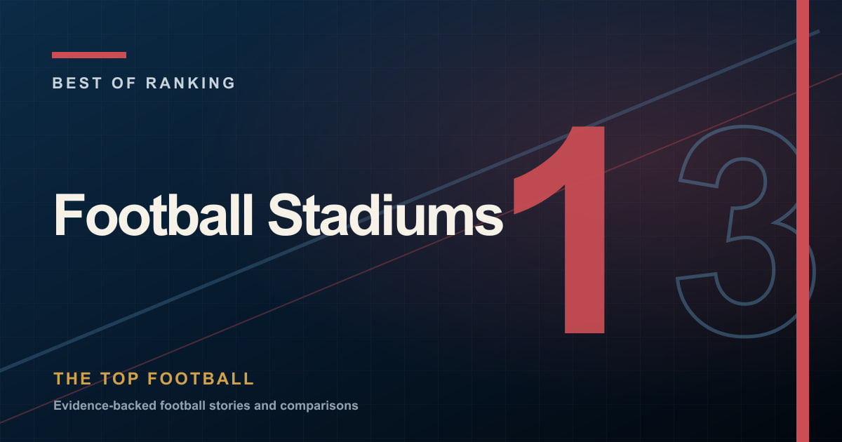 Football Stadiums Ranked editorial cover