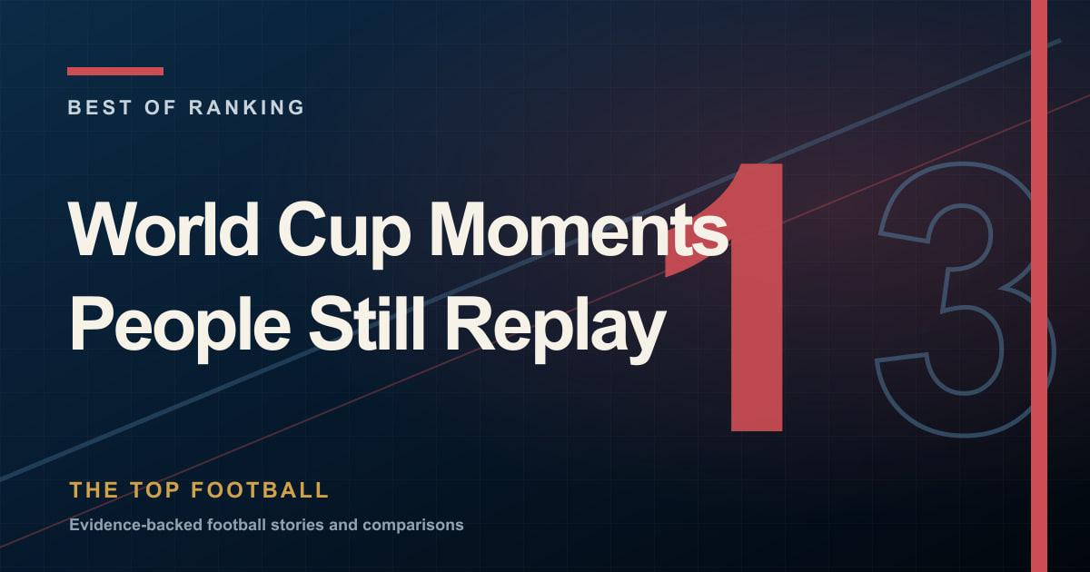 World Cup Moments People Still Replay editorial cover