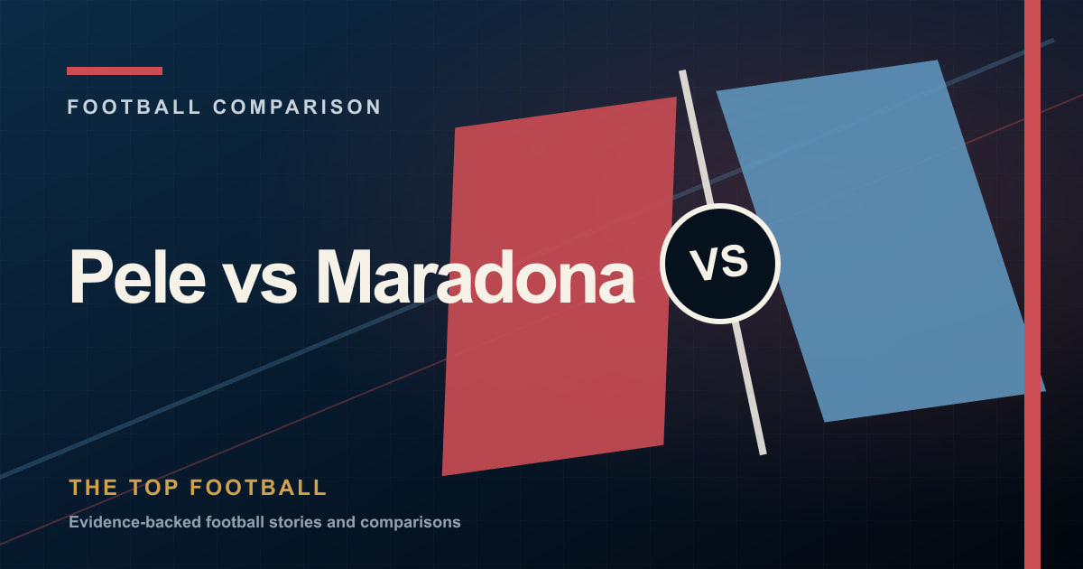 Pele vs Maradona editorial cover