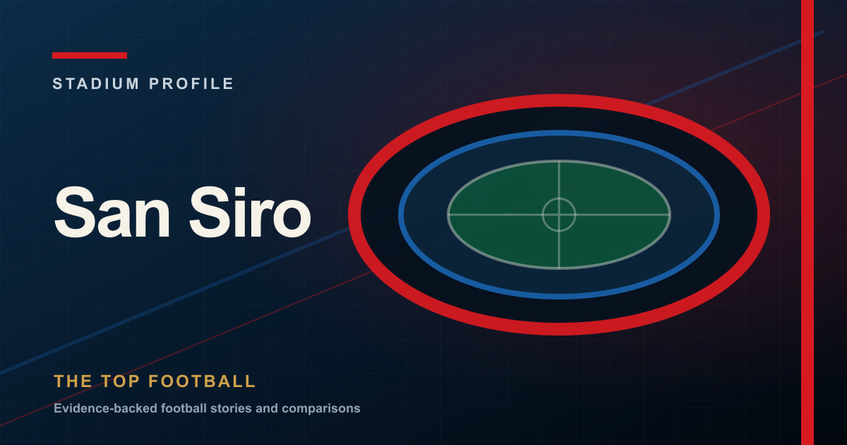 Branded editorial illustration of San Siro for its stadium profile
