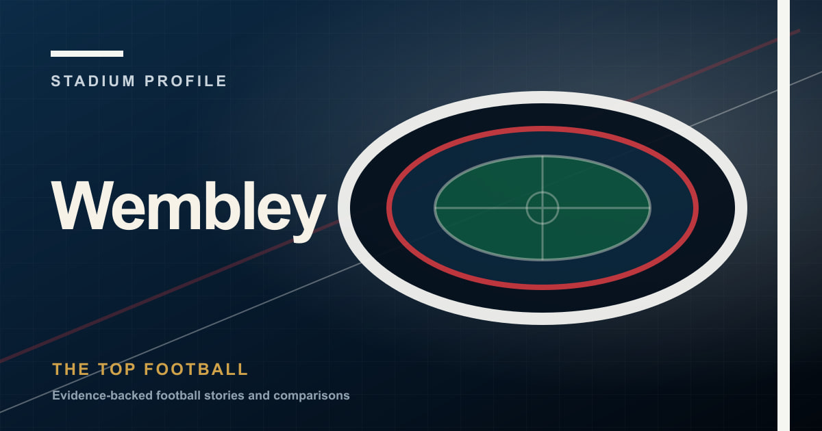 Branded editorial illustration of Wembley Stadium for its profile