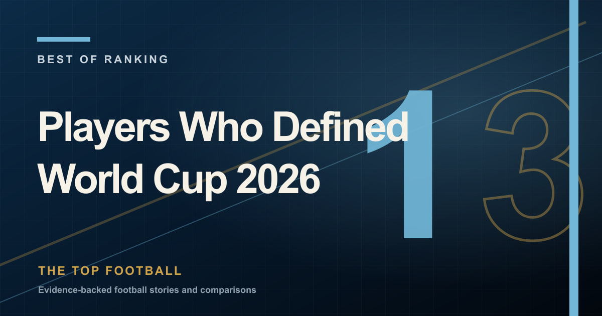 Players Who Defined World Cup 2026 editorial cover