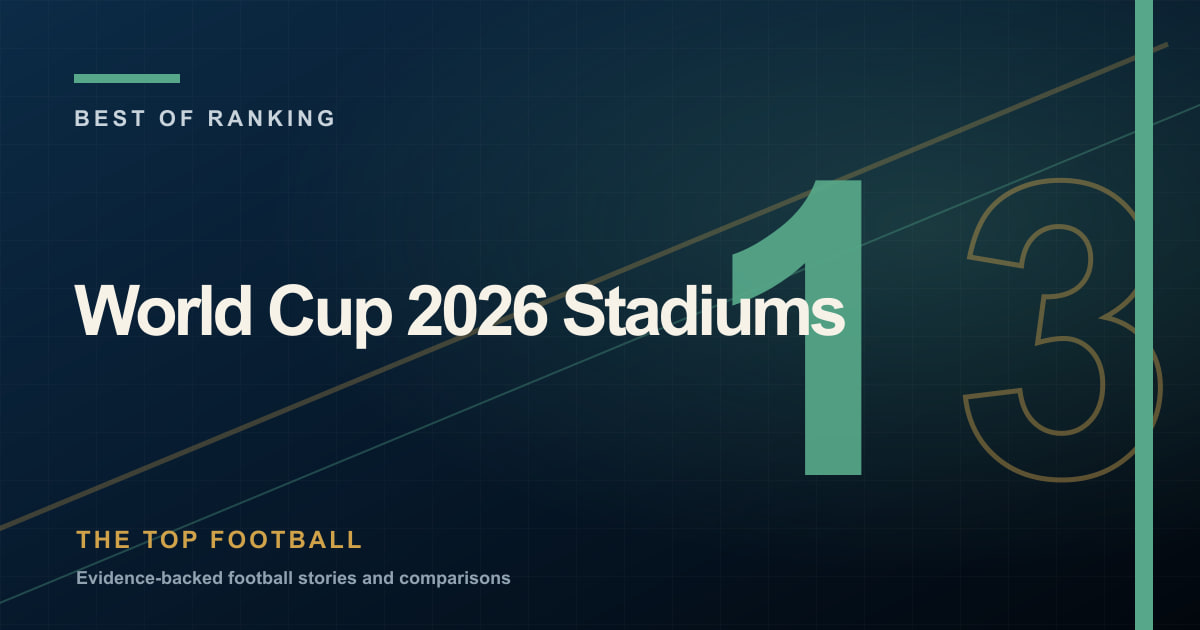 World Cup 2026 Stadiums Ranked The Top Football