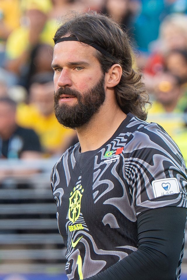 Alisson Becker football portrait