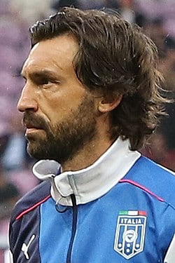 Andrea Pirlo football portrait