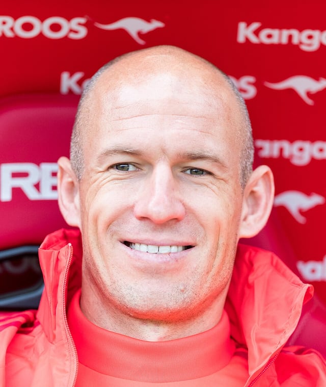 Arjen Robben football portrait