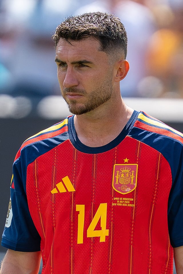 Aymeric Laporte football portrait