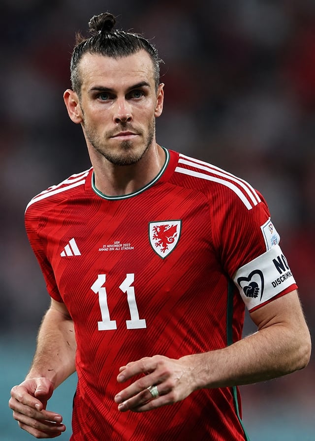 Gareth Bale football portrait