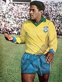 Garrincha football portrait