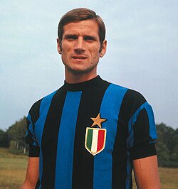 Giacinto Facchetti football portrait