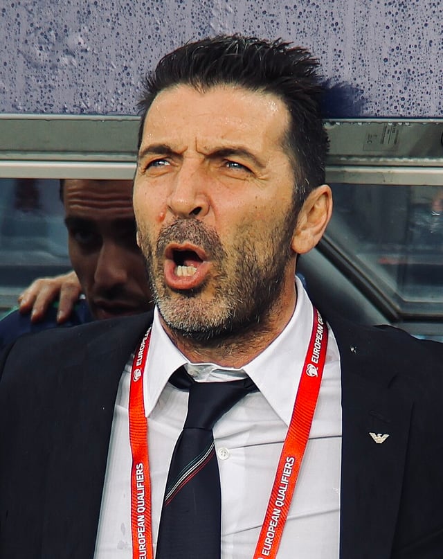 Gianluigi Buffon football portrait