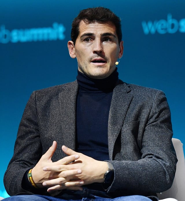 Iker Casillas football portrait