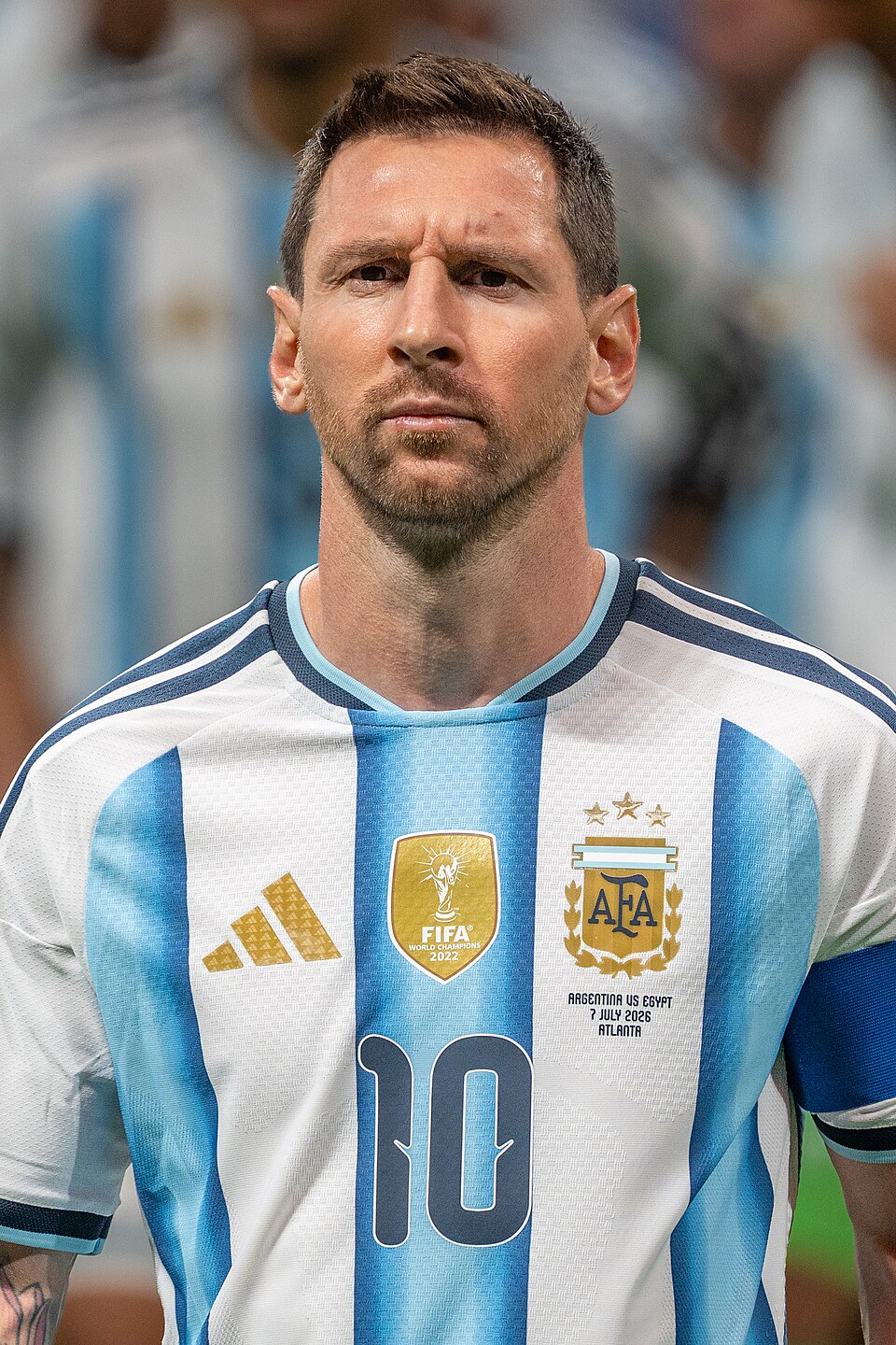 Lionel Messi football portrait