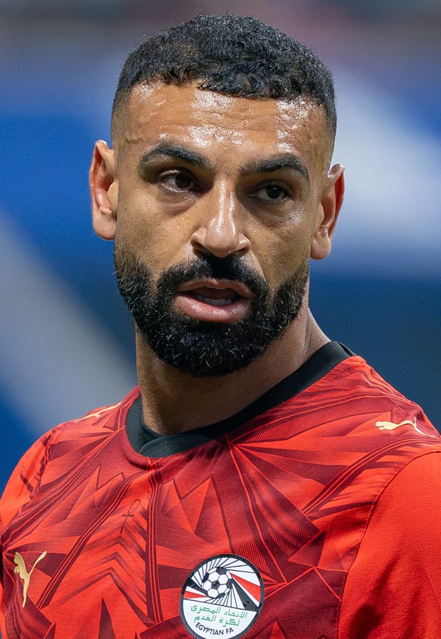 Mohamed Salah football portrait