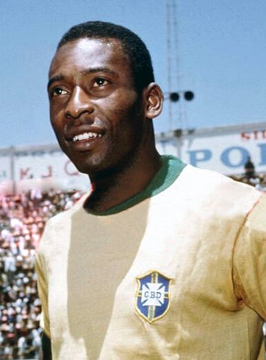 Pelé football portrait
