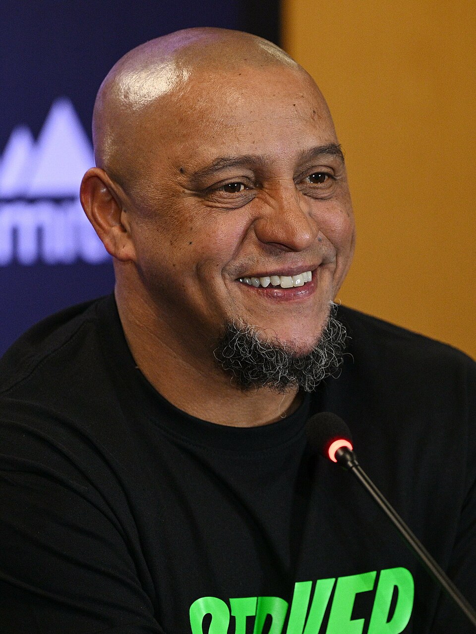 Roberto Carlos football portrait