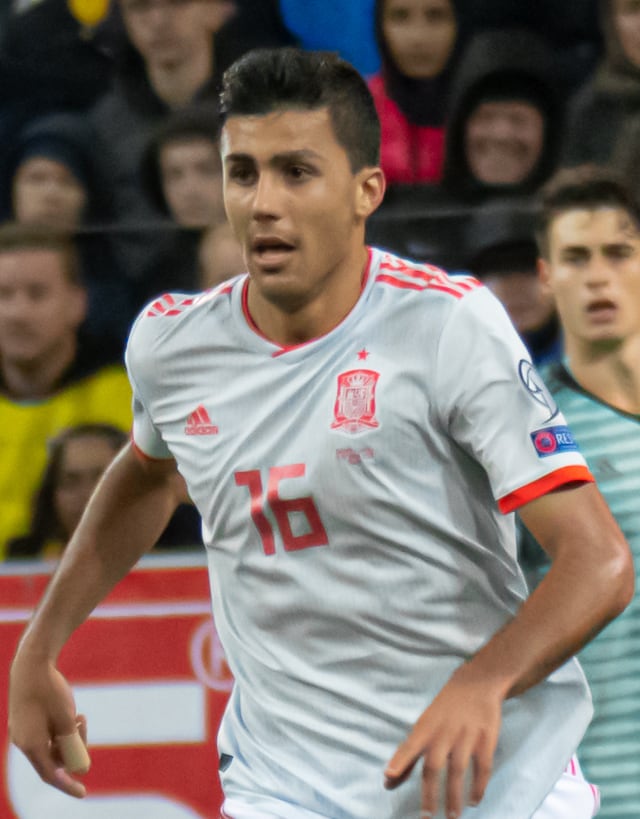 Rodri football portrait