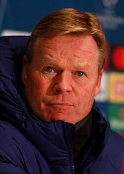 Ronald Koeman football portrait