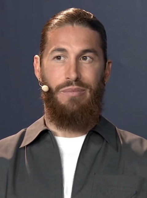 Sergio Ramos football portrait