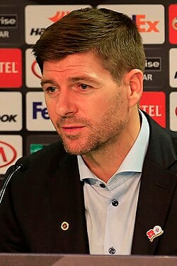 Steven Gerrard football portrait