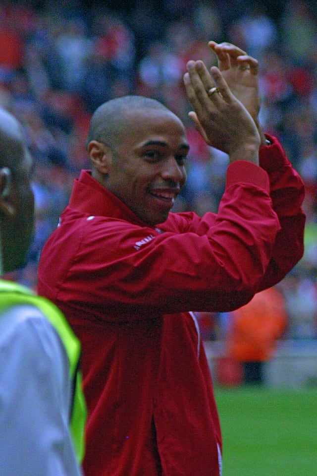 Thierry Henry football portrait
