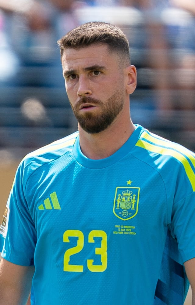Unai Simón football portrait