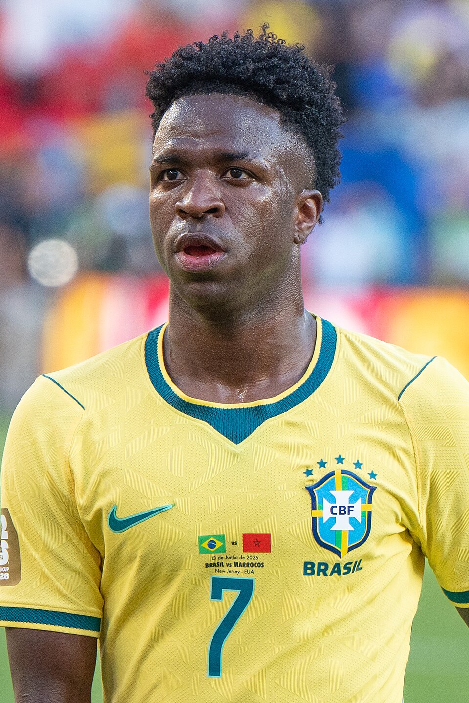 Vinícius Júnior football portrait